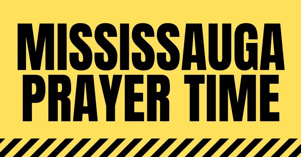 Mississauga prayer time