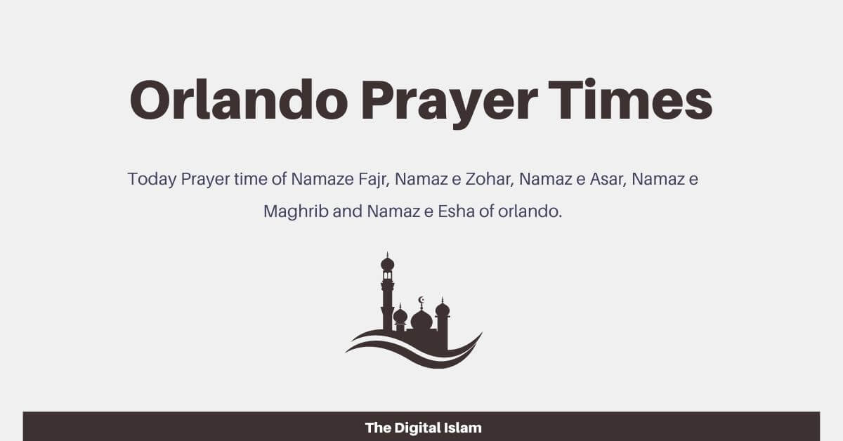 Orlando Prayer time